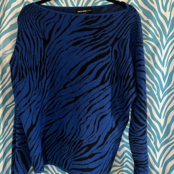 Bella Jane business casual royal blue cardigan SZ large - Picture 1 of 2